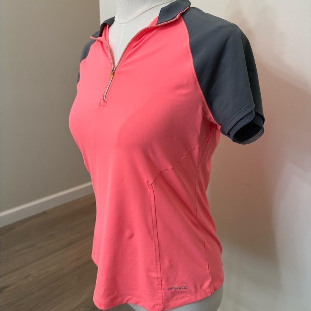 Annika Coral Pink Athletic Top - Picture 5 of 7